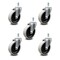 Service Caster 4 Inch Thermoplastic Rubber Wheel 5/16 Inch Threaded Stem Caster SCC, 5PK SCC-TS05S410-TPRS-5161815-5 - alternate 1